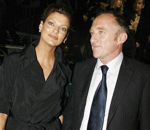 François Henry Pinault și Linda Evangelista