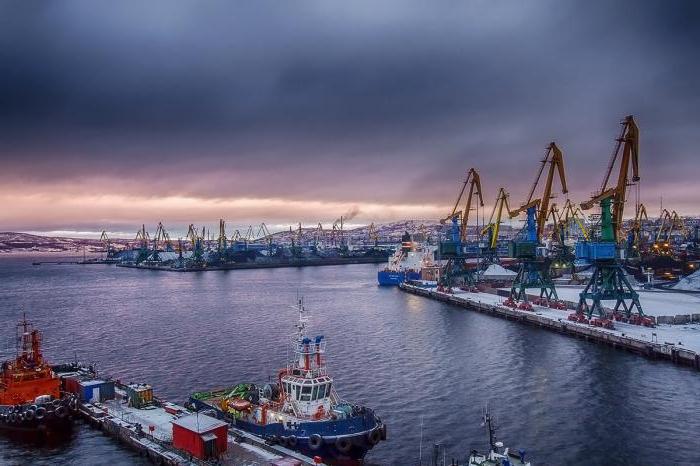 Murmansk Portul maritim comercial: istorie, descriere, fotografie