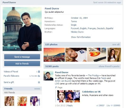 Pavel Durov a vândut vkontakte