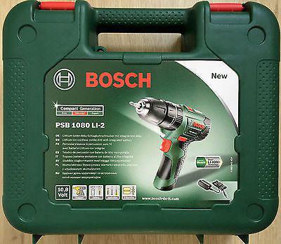 Unelte / șurubelnițe Bosch PSR 1080 LI: comentarii, specificații, manual de instrucțiuni