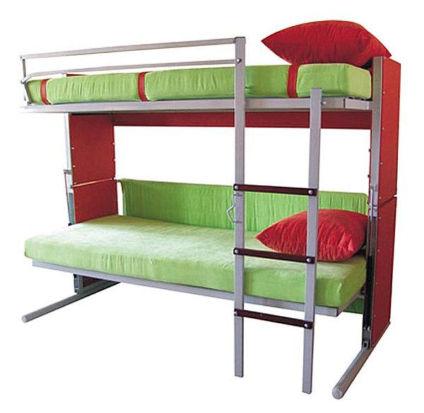 Bunk beds-transformers - un atribut necesar unui apartament mic