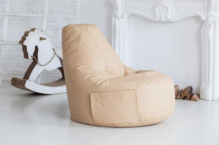 Armchair-bag: recenzii pe tema interiorului