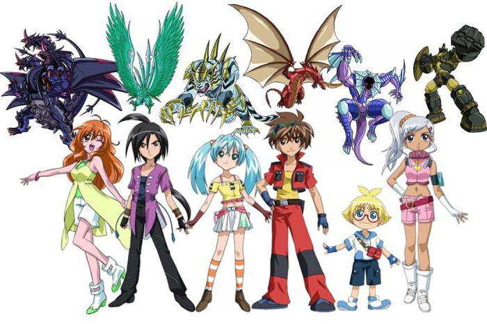 Seria animată "Luptătorii disperați Bakugan": actori, complot, scurtă descriere