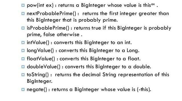 BigInteger Java: lucrul cu numere mari