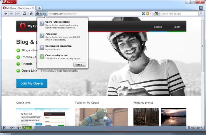modul turbo în opera