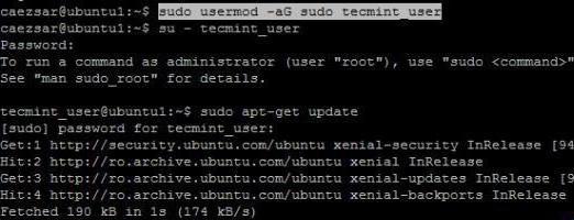 Cum de a adăuga un utilizator la grupul Linux utilizând linia de comandă?