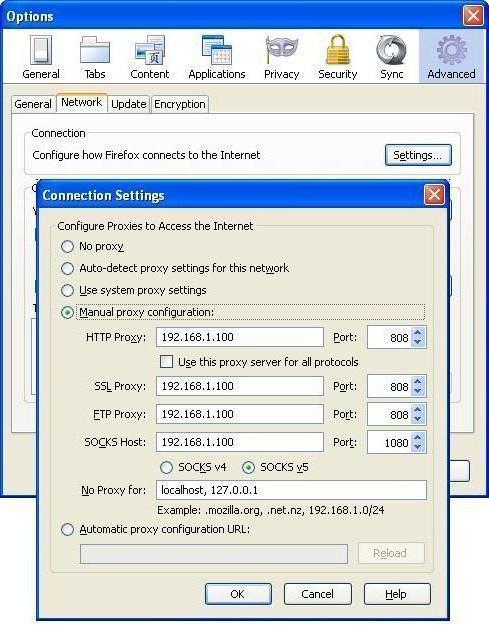 serverul proxy nu răspunde Windows 7