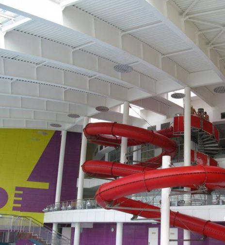 aquapark în modul de funcționare Zhlobin